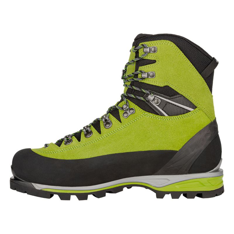 LOWA Boots Men's Alpine Expert II GTX-Lime/Black - Click Image to Close