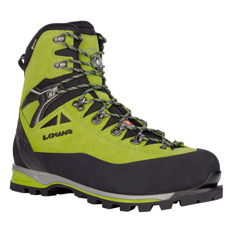 LOWA Boots Men's Alpine Expert II GTX-Lime/Black - Click Image to Close