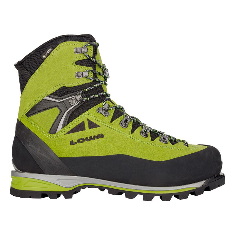 LOWA Boots Men's Alpine Expert II GTX-Lime/Black - Click Image to Close