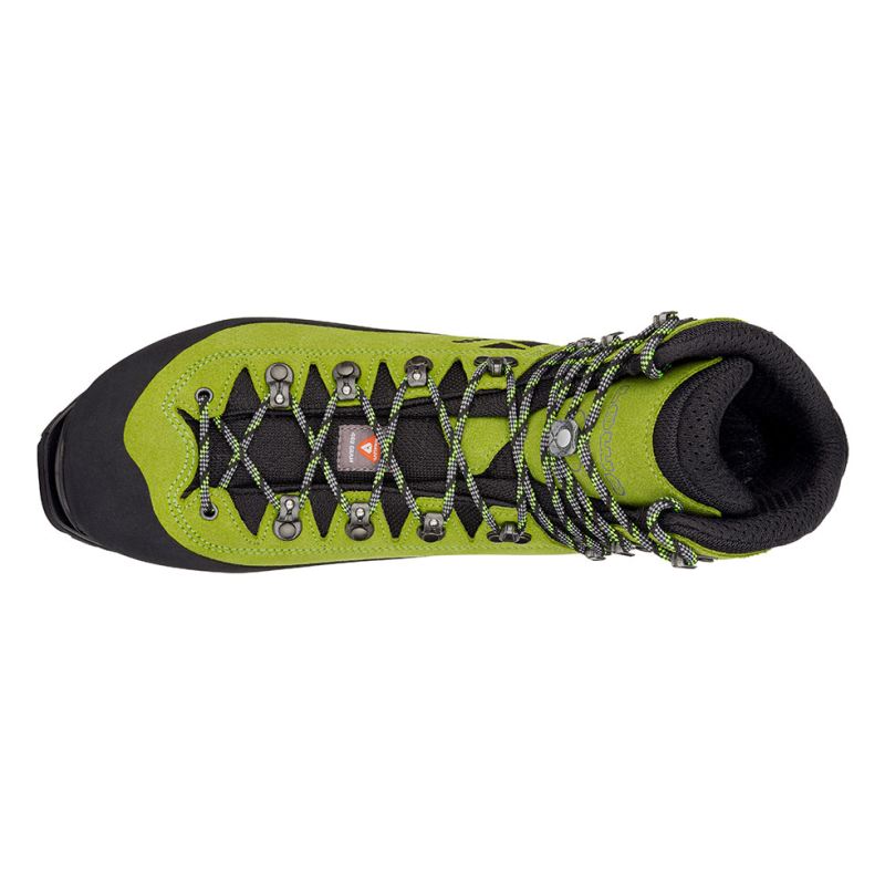 LOWA Boots Men's Alpine Expert II GTX-Lime/Black - Click Image to Close