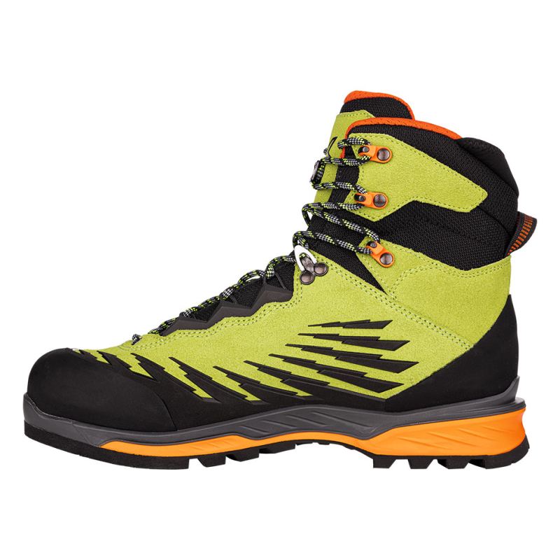 LOWA Boots Men's Alpine Evo GTX-Lime/Black - Click Image to Close