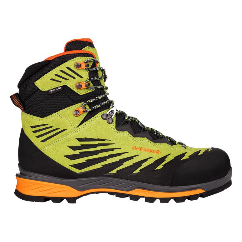 LOWA Boots Men's Alpine Evo GTX-Lime/Black - Click Image to Close