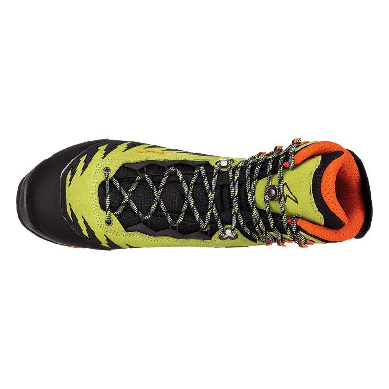 LOWA Boots Men's Alpine Evo GTX-Lime/Black - Click Image to Close