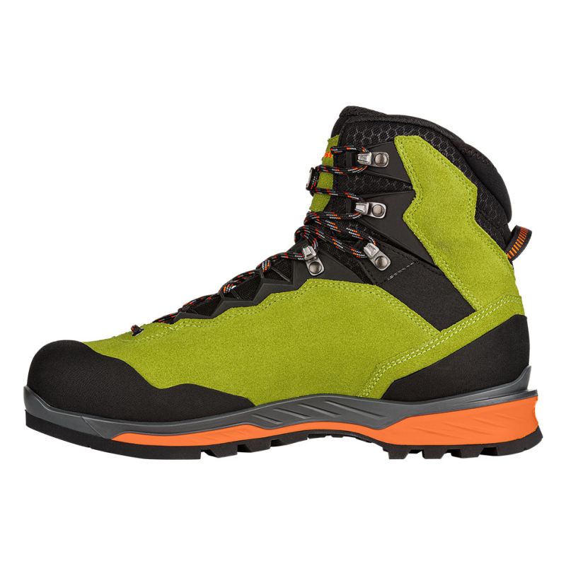 LOWA Boots Men's Cadin II GTX Mid-Lime/Flame