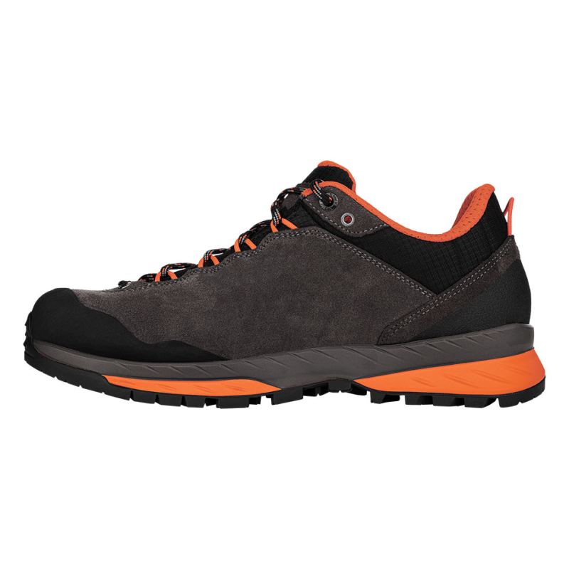 LOWA Boots Men's Delago GTX Lo-Anthracite/Flame - Click Image to Close