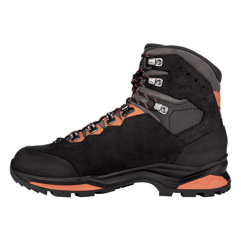 LOWA Boots Men's Camino Evo GTX-Black/Orange - Click Image to Close