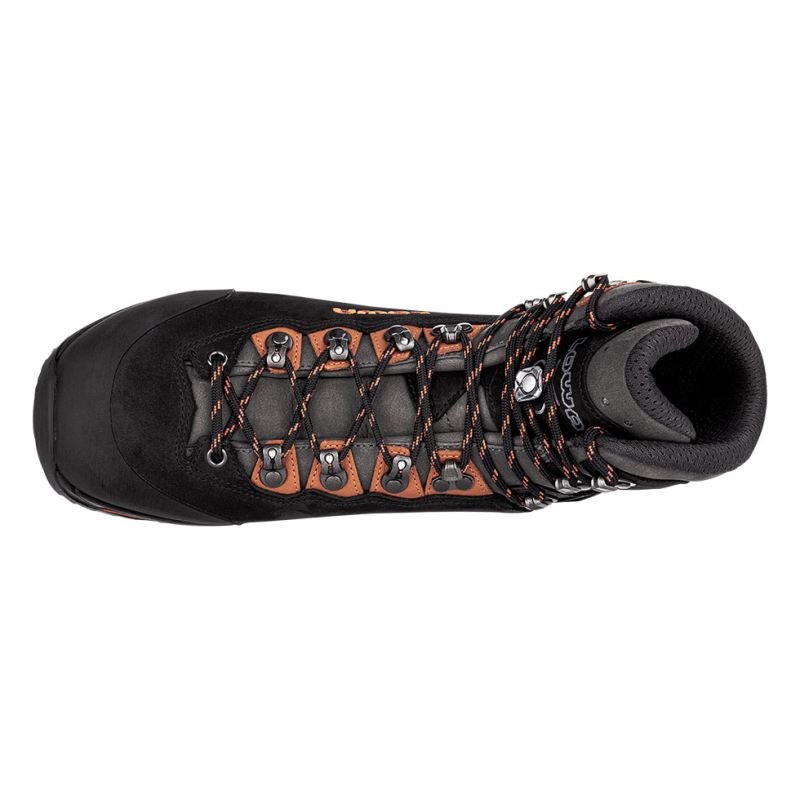 LOWA Boots Men's Camino Evo GTX-Black/Orange