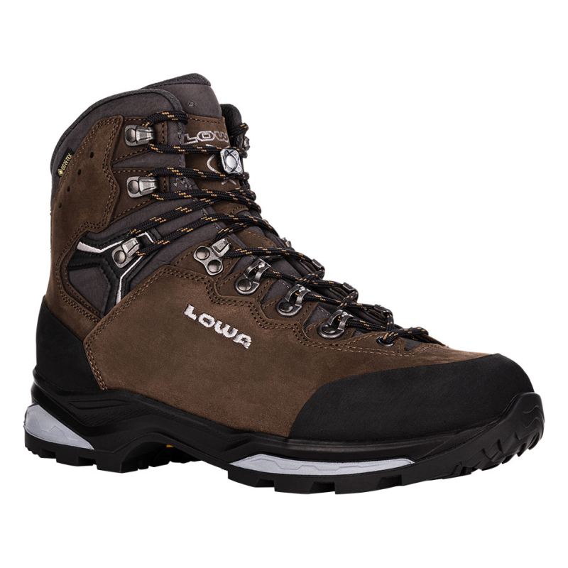 LOWA Boots Men's Camino Evo GTX-Brown/Graphite