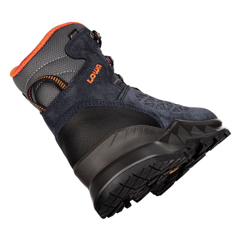 LOWA Boots Men's LOWA Explorer II GTX Mid-Navy/Orange