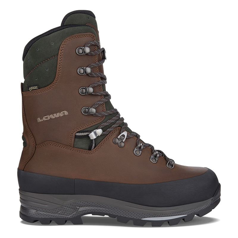 LOWA Boots Men's Hunter GTX Evo Extreme-Antique Brown