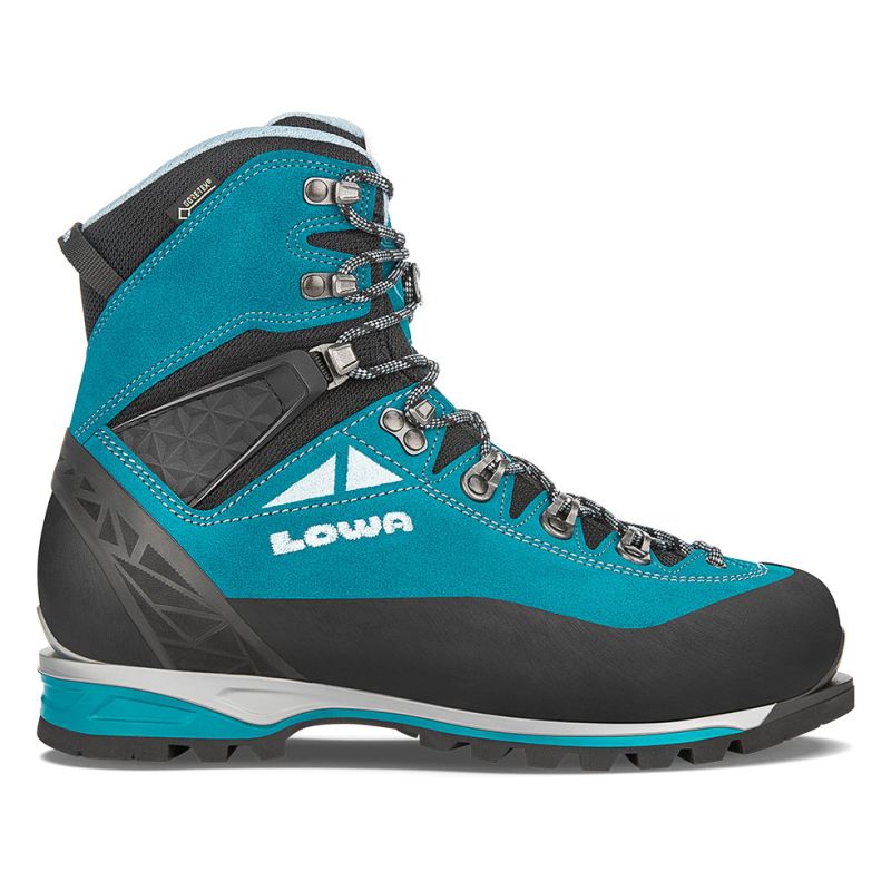 LOWA Boots Women's Alpine Expert GTX Ws-Turquoise/Ice Blue - Click Image to Close