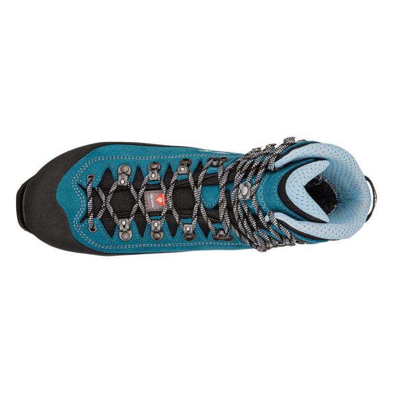 LOWA Boots Women's Alpine Expert II GTX Ws-Turquoise/Ice Blue