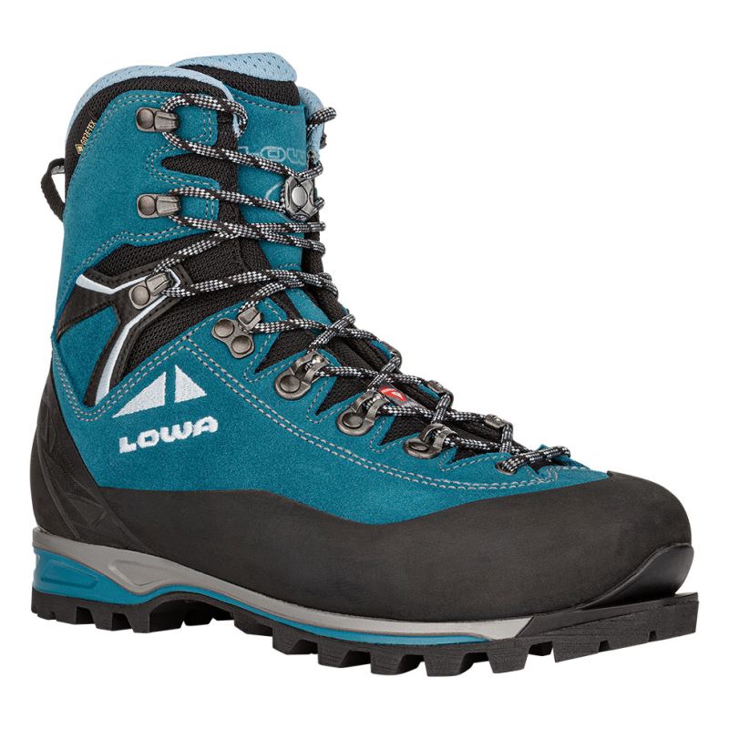 LOWA Boots Women's Alpine Expert II GTX Ws-Turquoise/Ice Blue - Click Image to Close