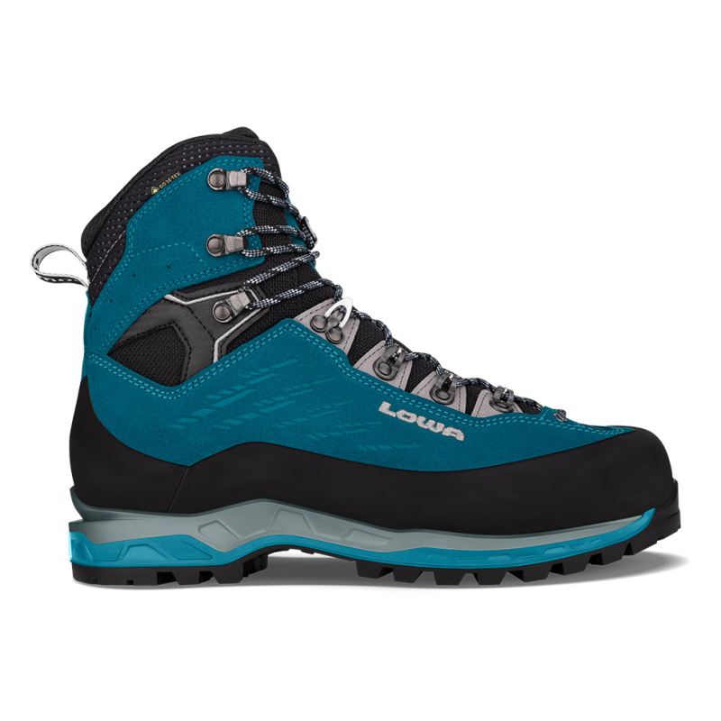 LOWA Boots Women's Cevedale II GTX Ws-Turquoise/Grey - Click Image to Close