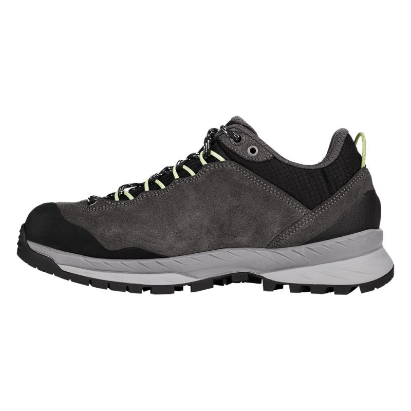 LOWA Boots Women's Delago GTX Lo Ws-Anthracite/Mint - Click Image to Close