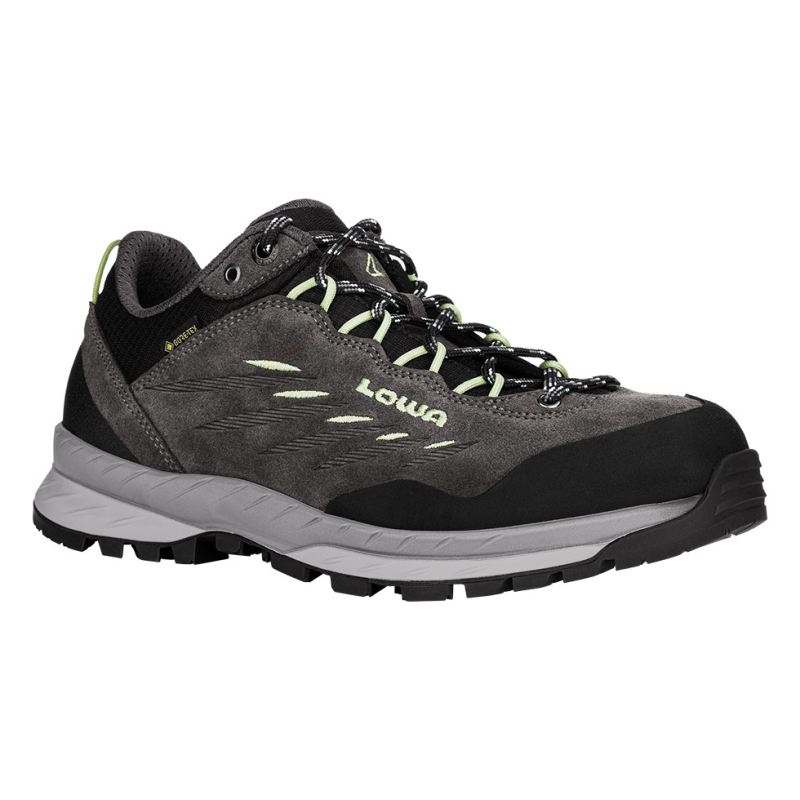 LOWA Boots Women's Delago GTX Lo Ws-Anthracite/Mint