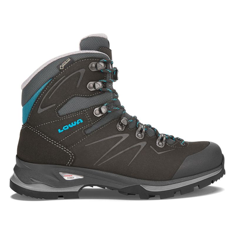 LOWA Boots Women's Badia GTX Ws-Anthracite/Blue - Click Image to Close