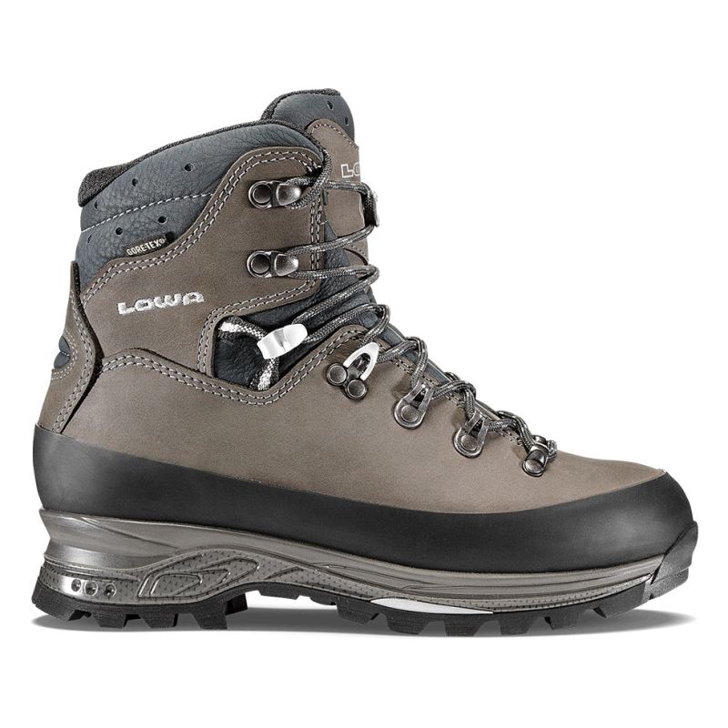 LOWA Boots Women's Tibet GTX Ws-Dark Grey/Navy - Click Image to Close