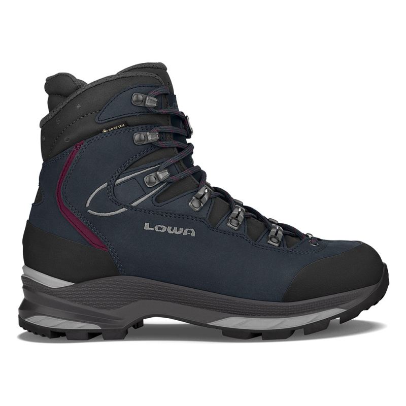 LOWA Boots Women's Mauria Evo GTX Ws-Navy/Berry - Click Image to Close