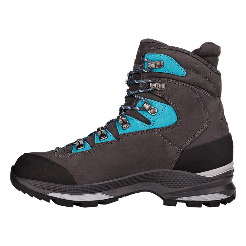 LOWA Boots Women's Mauria Evo GTX Ws-Anthracite/Turquoise