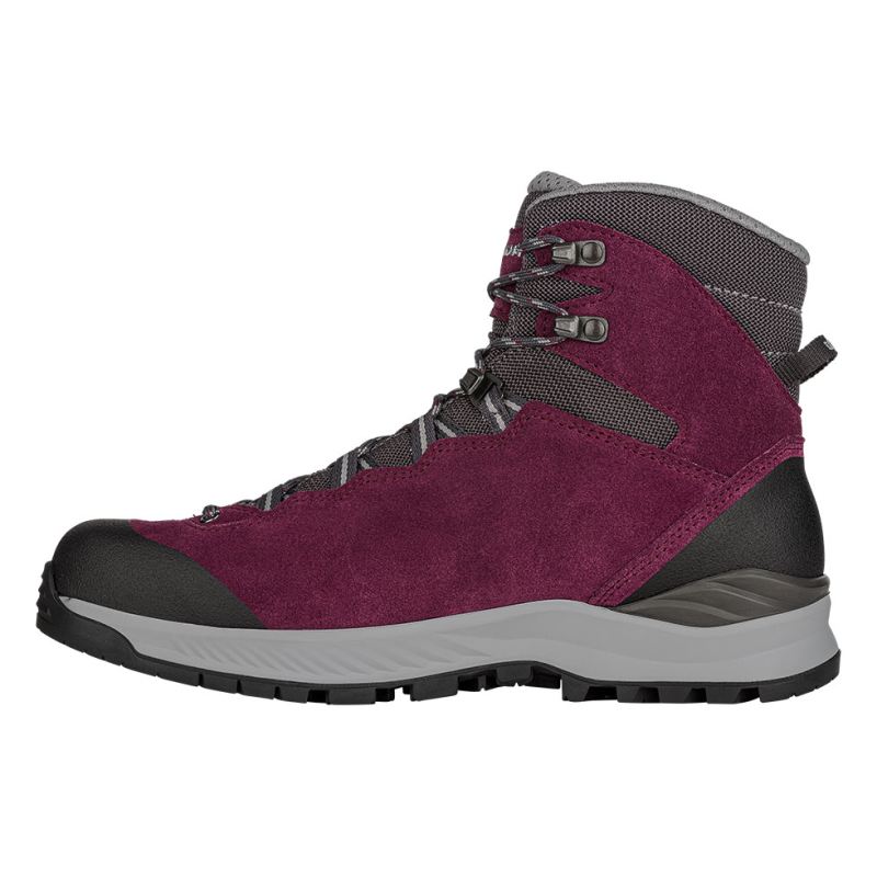 LOWA Boots Women's LOWA Explorer II GTX Mid Ws-Berry - Click Image to Close