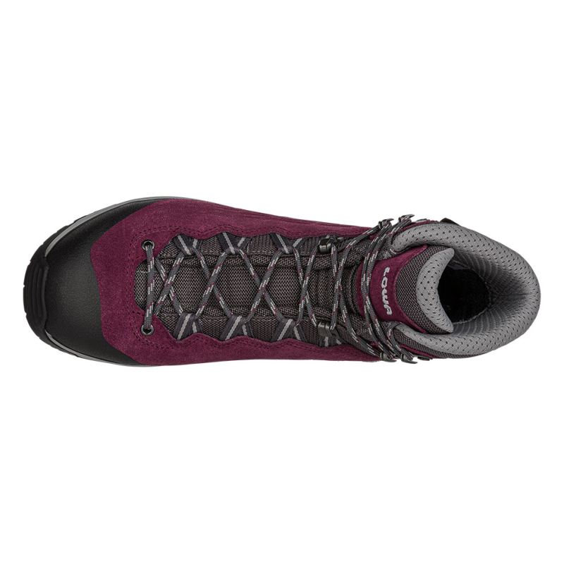 LOWA Boots Women's LOWA Explorer II GTX Mid Ws-Berry - Click Image to Close