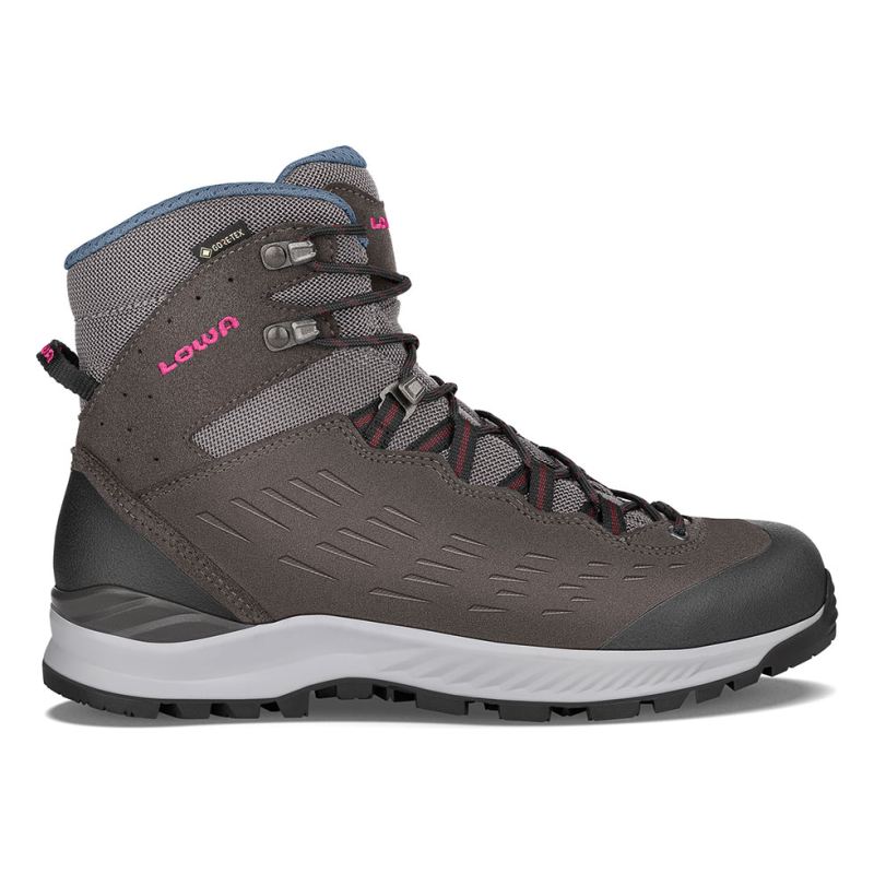 LOWA Boots Women's LOWA Explorer II GTX Mid Ws-Anthracite/Berry