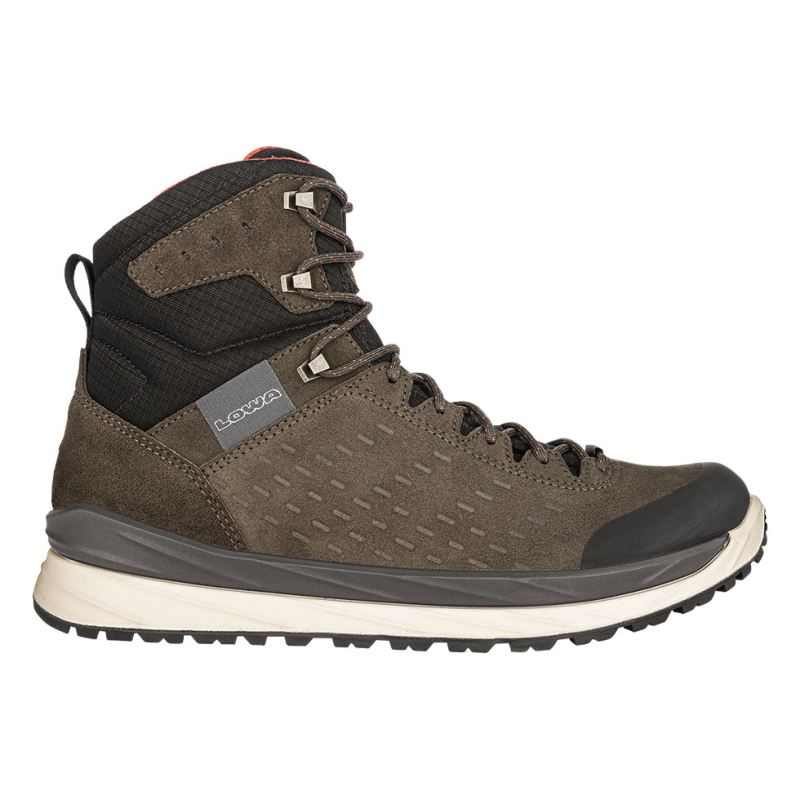 LOWA Boots Men's Malta GTX Mid-Olive - Click Image to Close