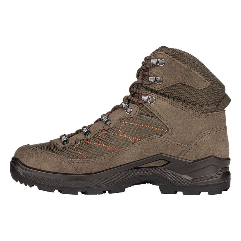 LOWA Boots Men's Taurus Pro GTX Mid-Brown