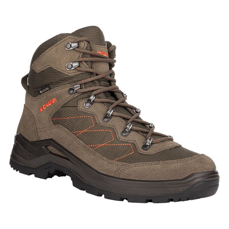 LOWA Boots Men's Taurus Pro GTX Mid-Brown