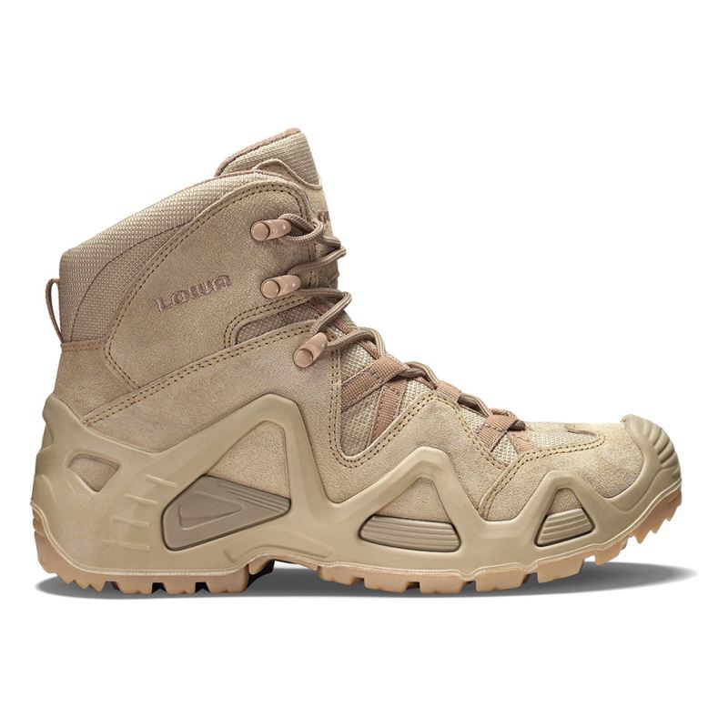 LOWA Boots Men's Zephyr Mid TF-Desert