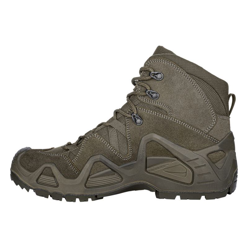 LOWA Boots Men's Zephyr GTX Mid TF-Ranger Green - Click Image to Close