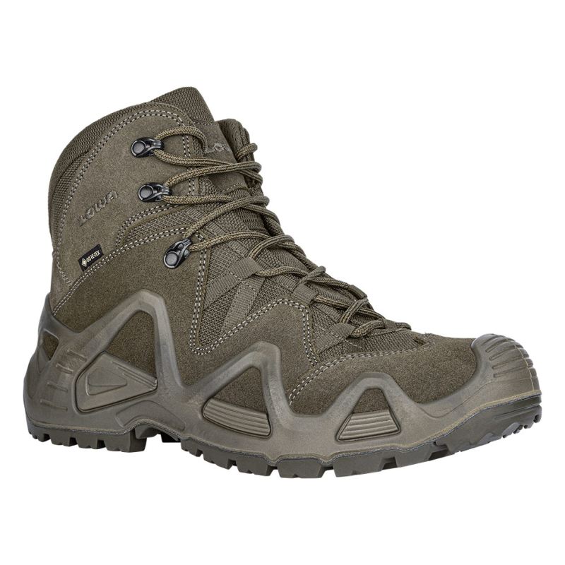 LOWA Boots Men's Zephyr GTX Mid TF-Ranger Green - Click Image to Close