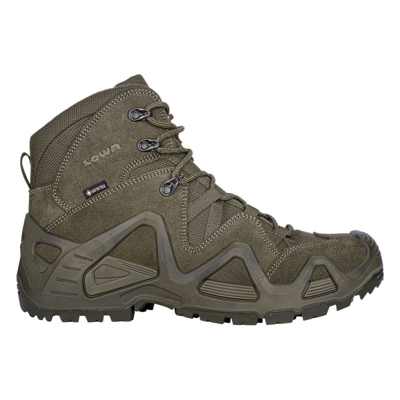 LOWA Boots Men's Zephyr GTX Mid TF-Ranger Green