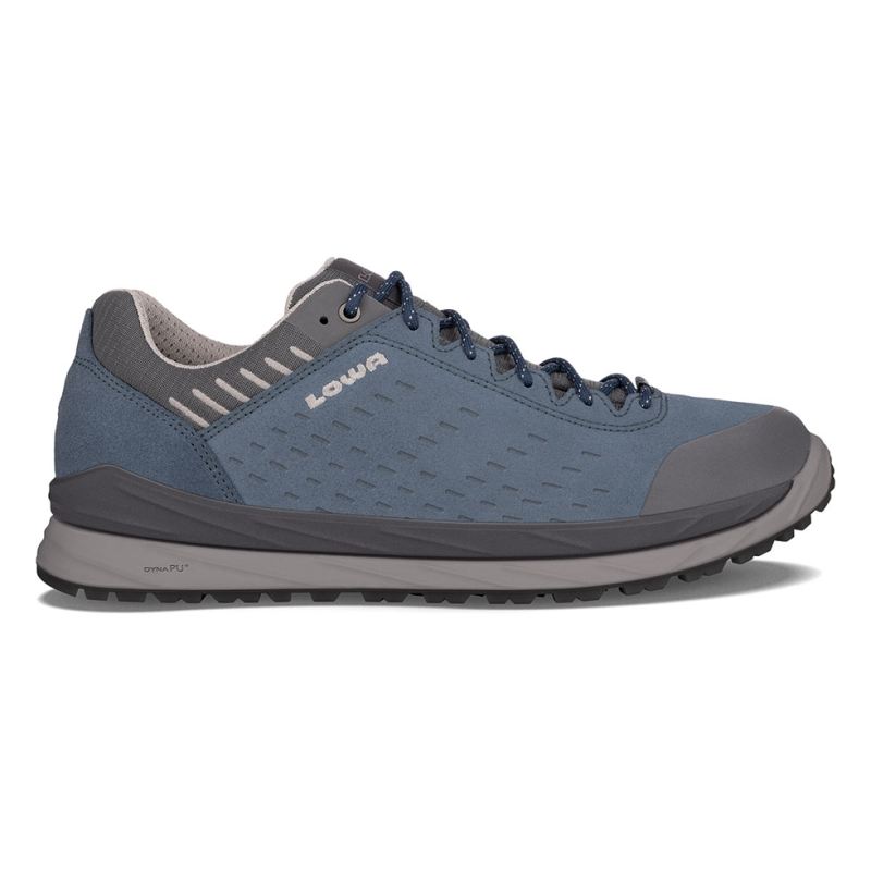 LOWA Boots Men's Malta GTX Lo-Blue/Grey