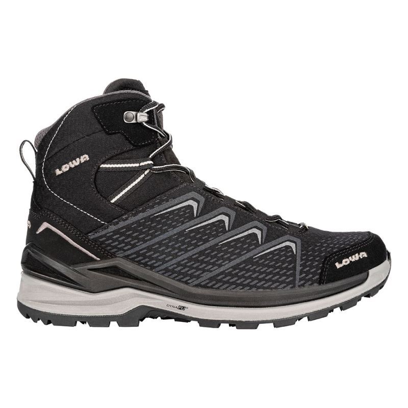 LOWA Boots Men's Ferrox Pro GTX Mid-Black/Light Grey