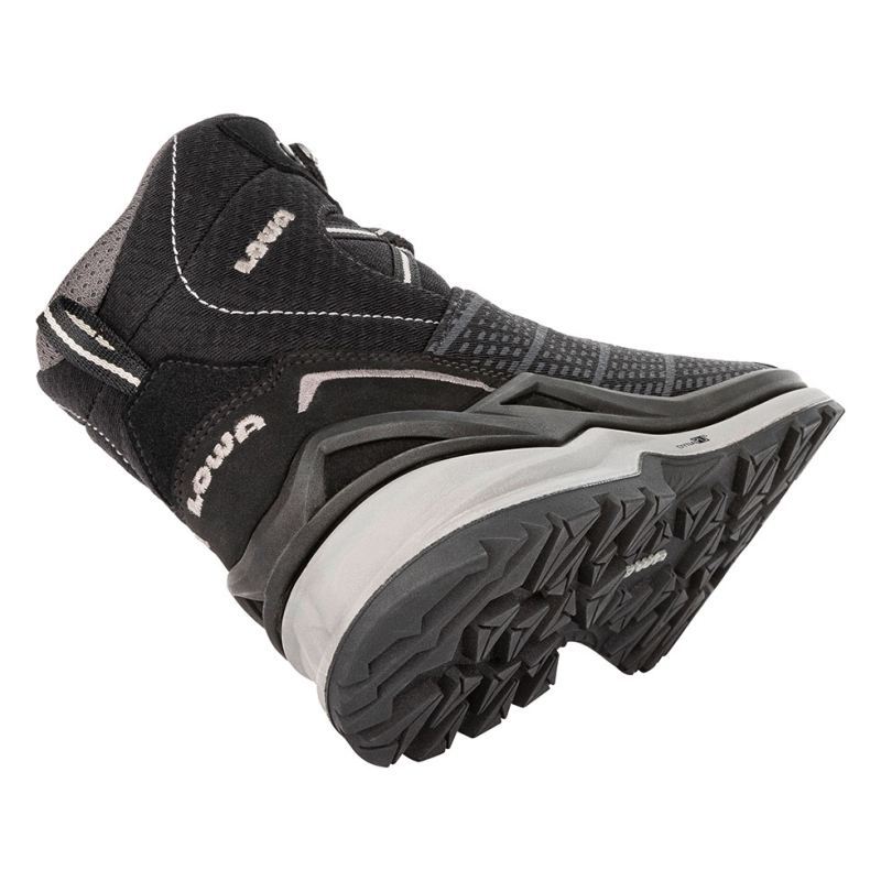 LOWA Boots Men's Ferrox Pro GTX Mid-Black/Light Grey