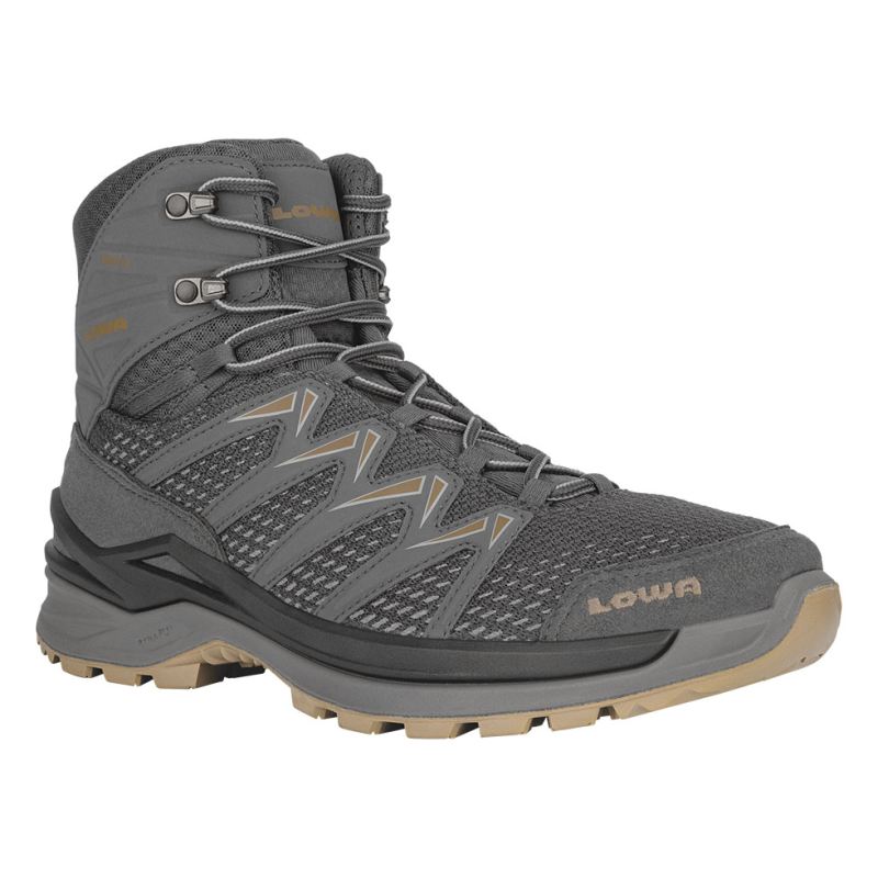 LOWA Boots Men's Innox Pro GTX Mid-Graphite/Bronze