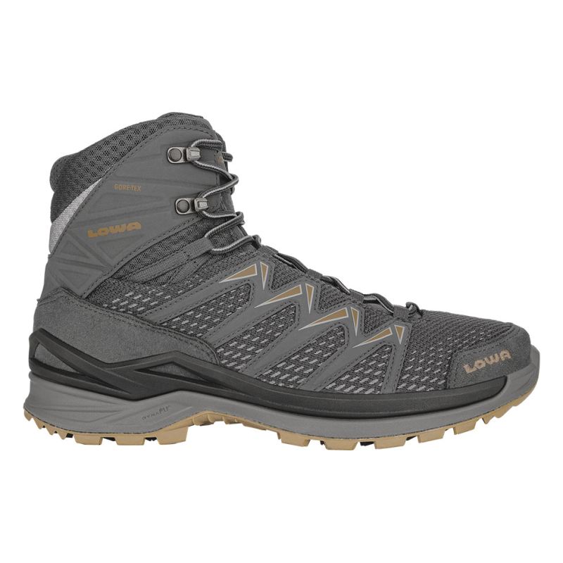 LOWA Boots Men's Innox Pro GTX Mid-Graphite/Bronze - Click Image to Close