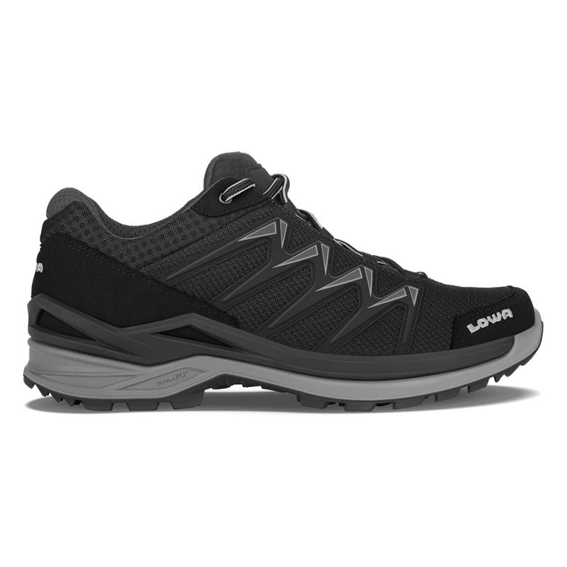 LOWA Boots Men's Innox Pro GTX Lo-Black/Grey - Click Image to Close