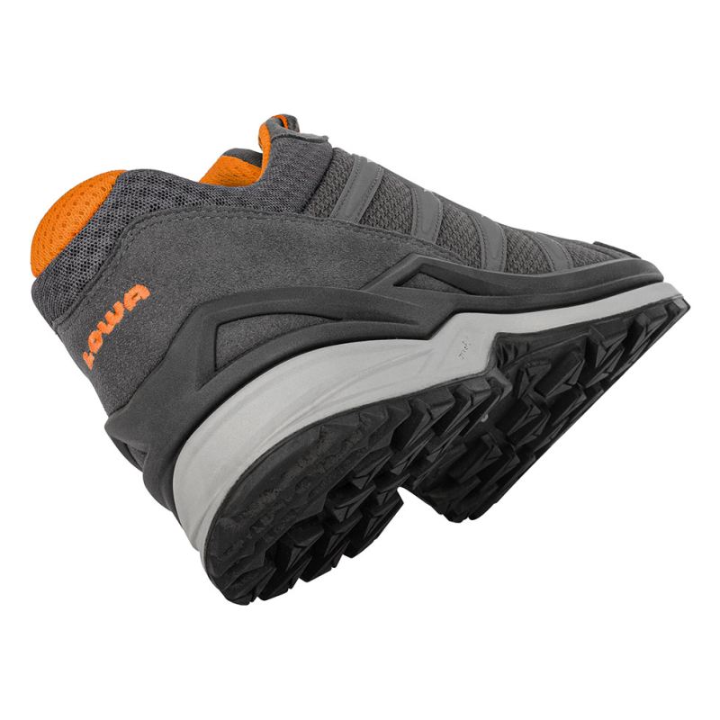 LOWA Boots Men's Innox Pro GTX Lo-Graphite/Orange - Click Image to Close