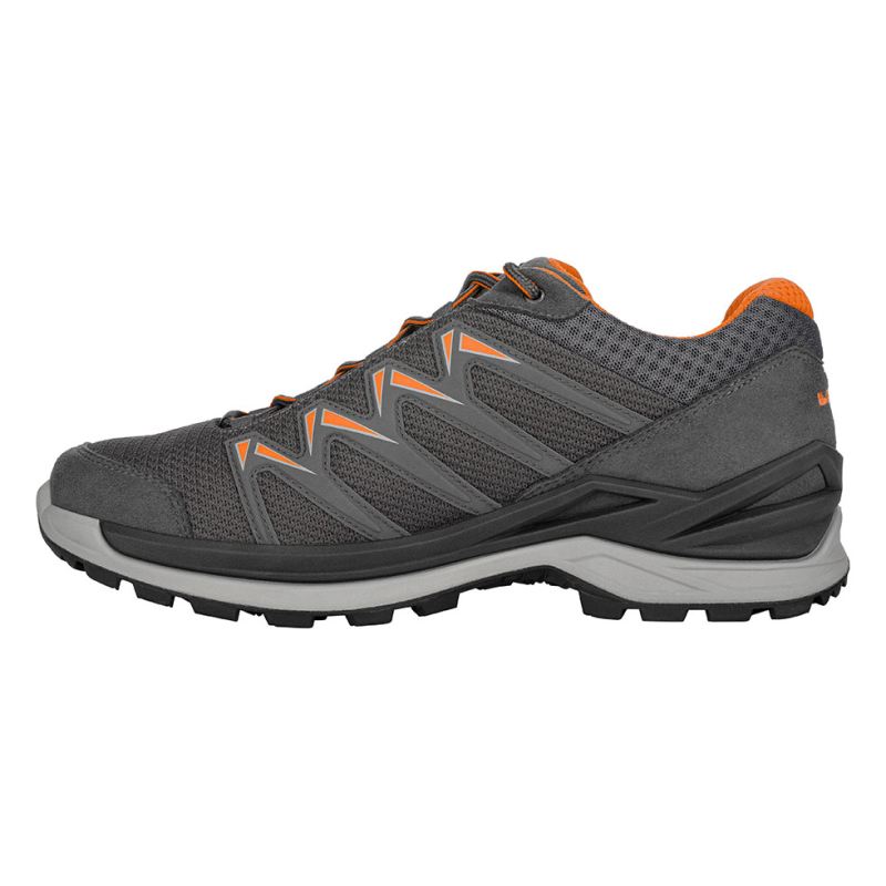 LOWA Boots Men's Innox Pro GTX Lo-Graphite/Orange - Click Image to Close