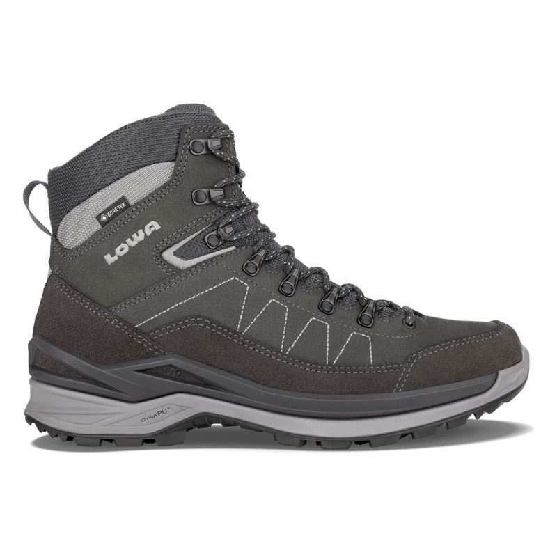 LOWA Boots Men's Toro Pro GTX Mid-Anthracite/Grey