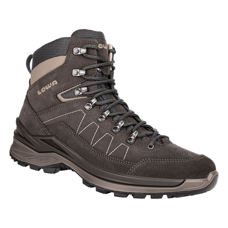 LOWA Boots Men's Toro Pro LL Mid-Slate/Sand