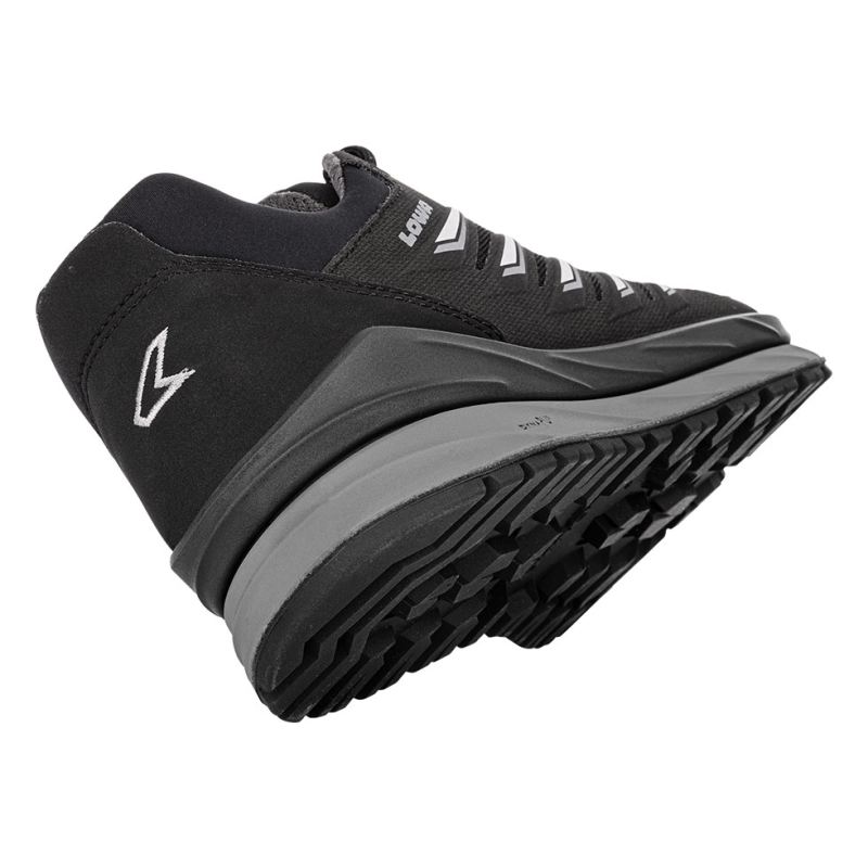 LOWA Boots Men's Axos GTX Lo-Black/Grey