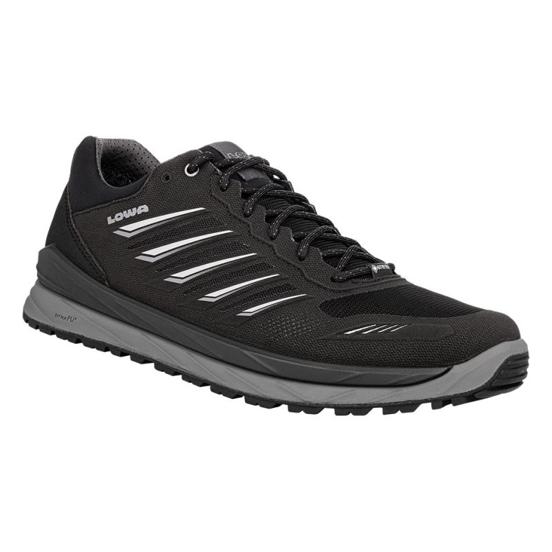 LOWA Boots Men's Axos GTX Lo-Black/Grey