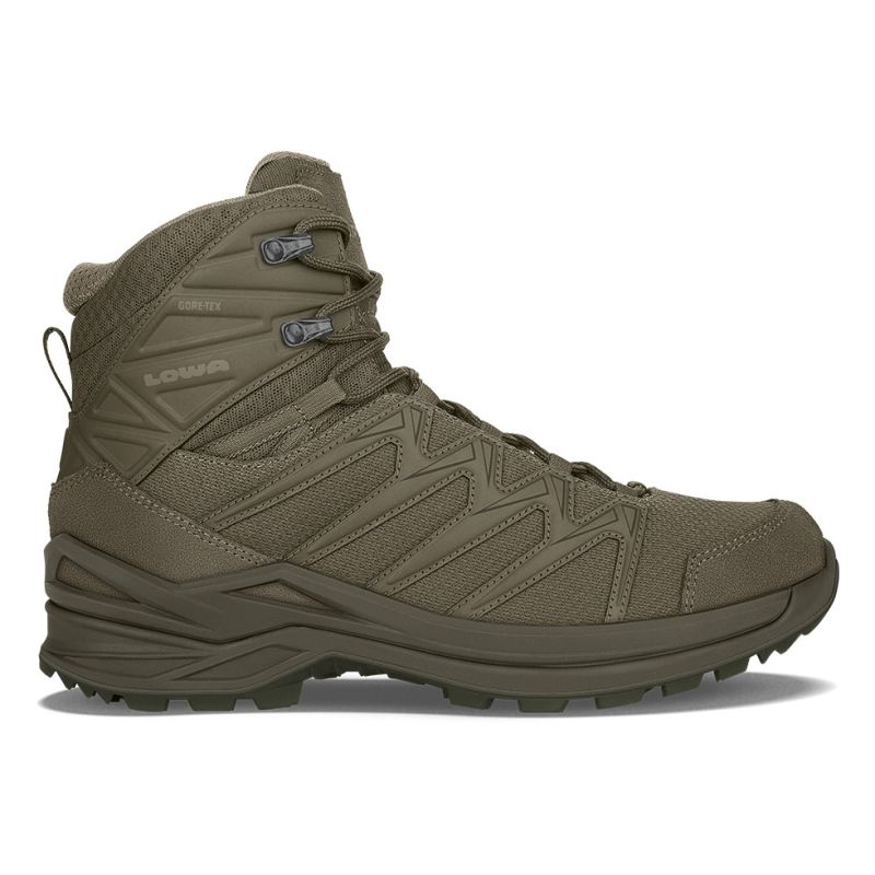 LOWA Boots Men's Innox Pro GTX Mid TF-Ranger Green - Click Image to Close