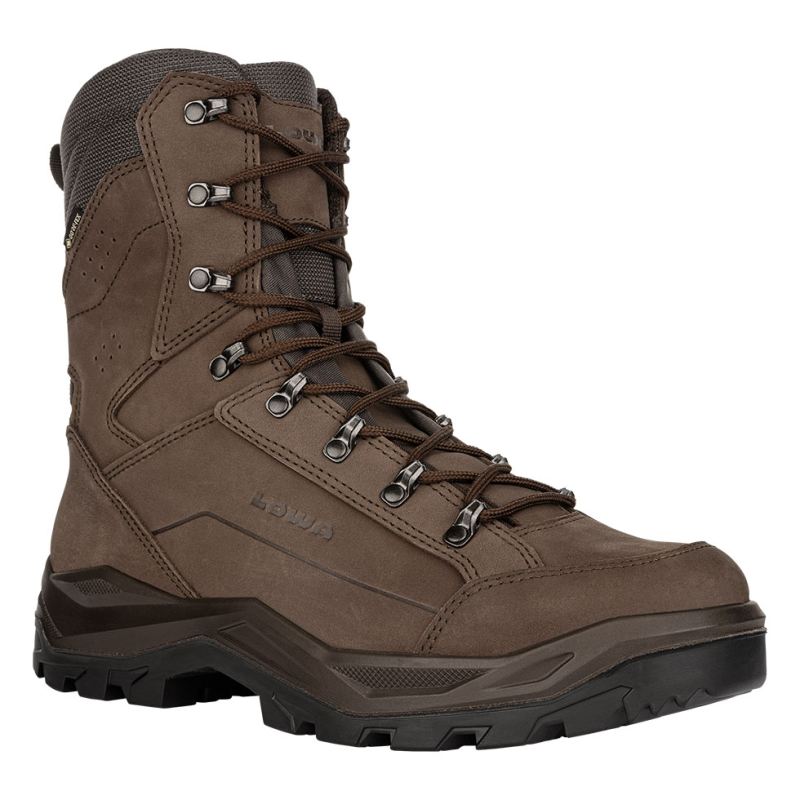 LOWA Boots Men's Renegade II N GTX Hi TF-Dark Brown