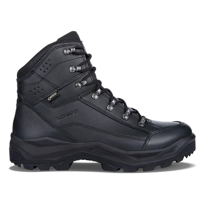 LOWA Boots Men's Renegade II GTX Mid TF-Black - Click Image to Close