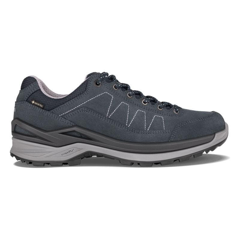 LOWA Boots Men's Toro Pro GTX Lo-Steel Blue/Grey - Click Image to Close